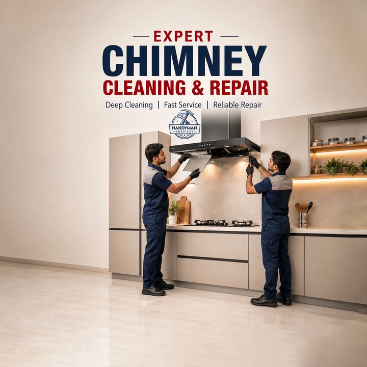 Chimney & Kitchen Cleaning 5 poster design