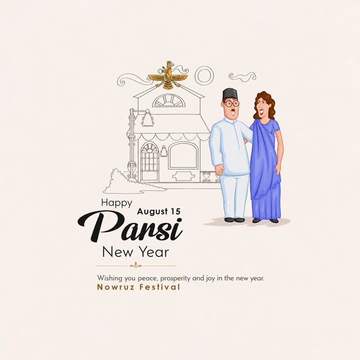 Parsi New Year 1 poster design