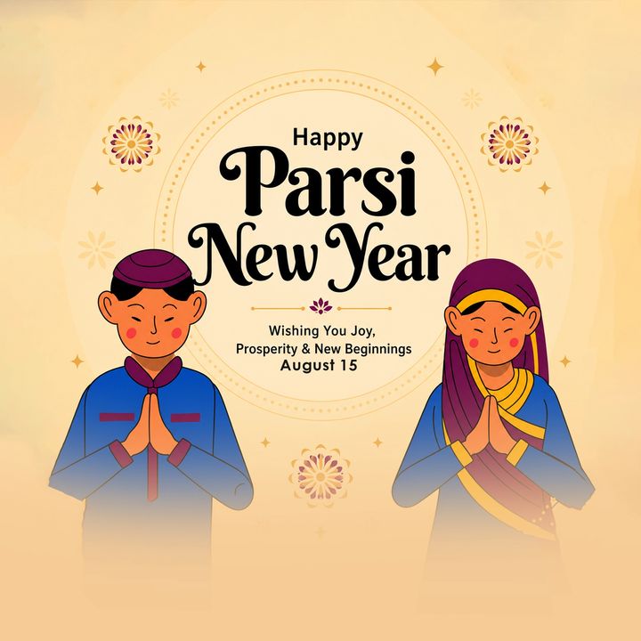 Parsi New Year 2 poster design
