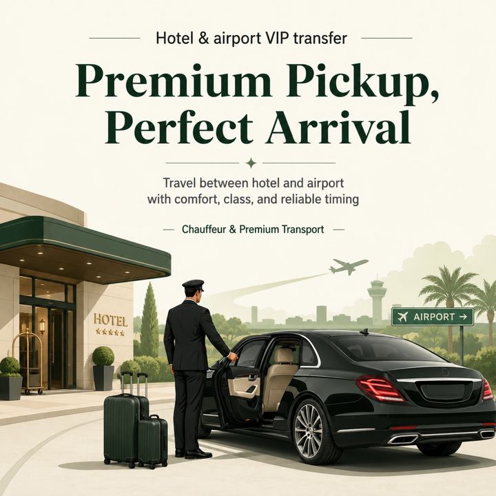 Airport Transfer 17 – Taxi Rentals & Garages & Showrooms poster design