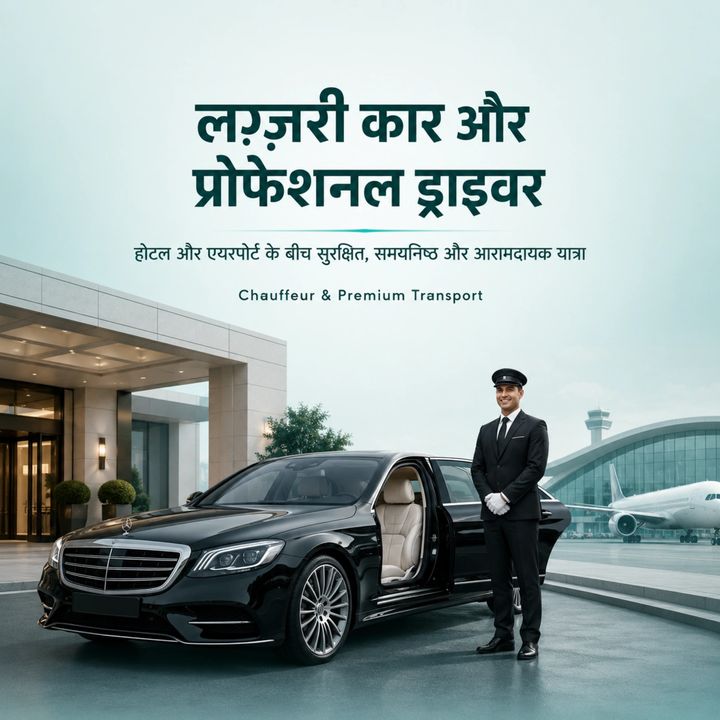 Airport Transfer 16 – Taxi Rentals & Garages & Showrooms poster design
