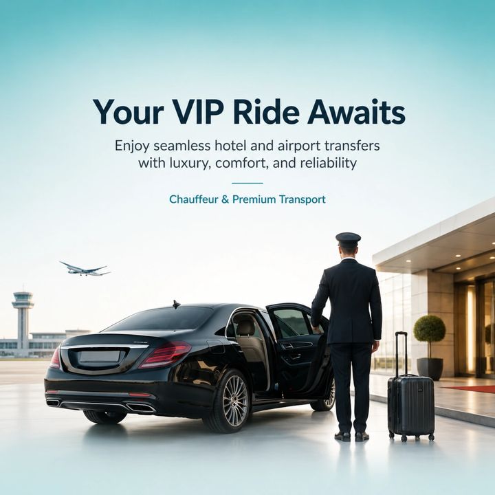 Airport Transfer 20 – Taxi Rentals & Garages & Showrooms poster design