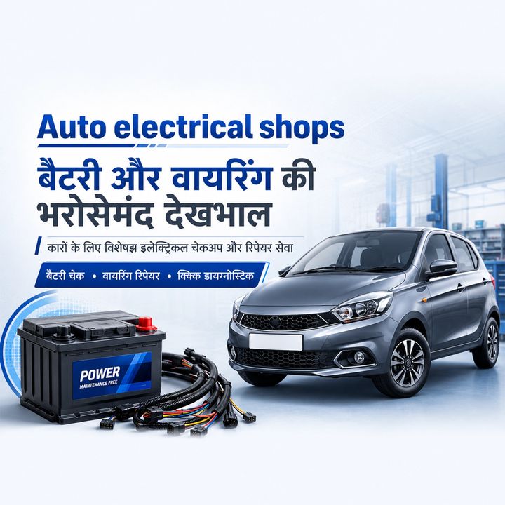 Auto Electric Shops 1 poster design