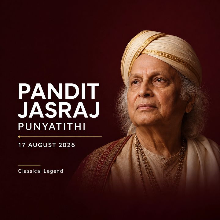 Pandit Jasraj 1 poster design