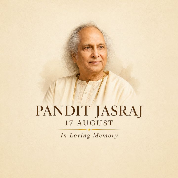 Pandit Jasraj 3 poster design
