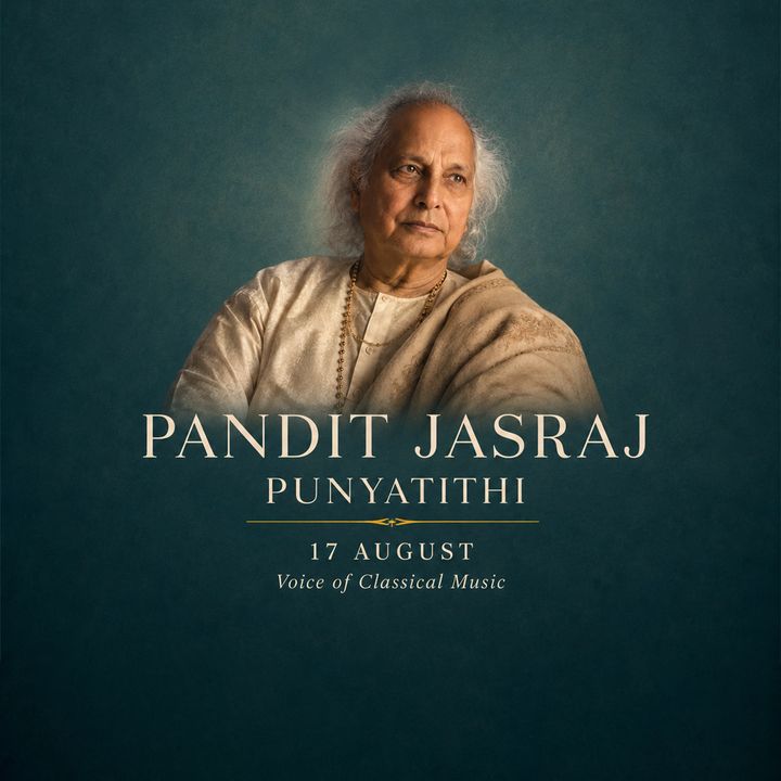 Pandit Jasraj 5 poster design