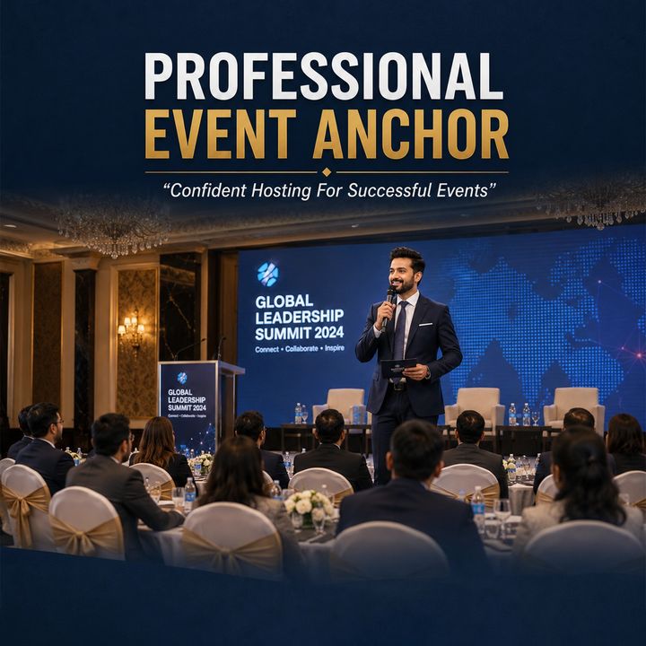 Anchor / Emcee 14 poster design