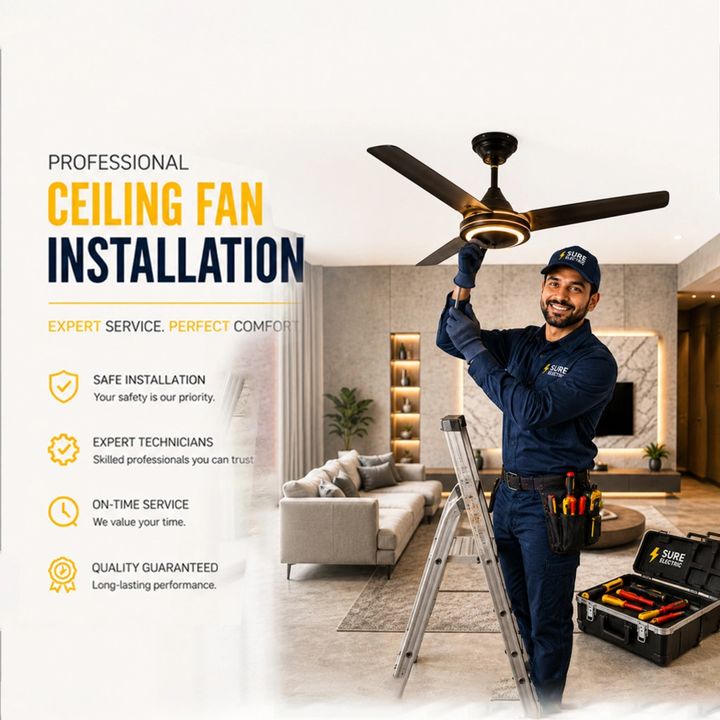 Fan Installation and Repair 9 poster design