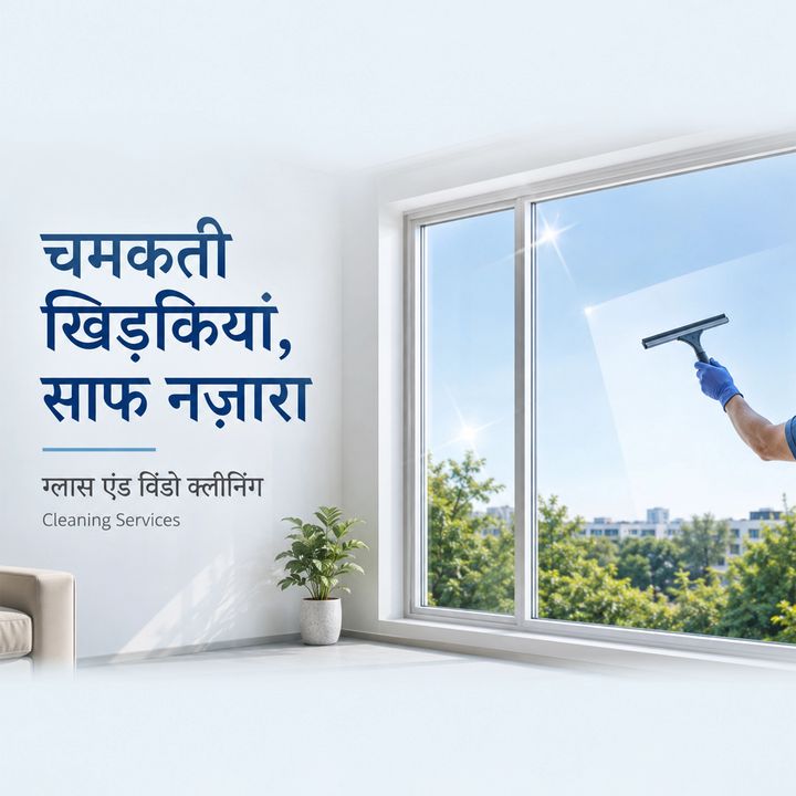 Glass & Window Cleaning 5 – Repair & Home Services poster design