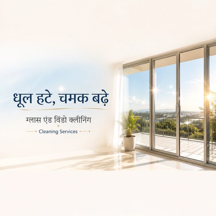 Glass & Window Cleaning 8 – Repair & Home Services poster design