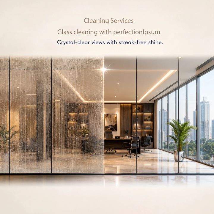 Glass and Window Cleaning 10 – Repair & Home Services poster design