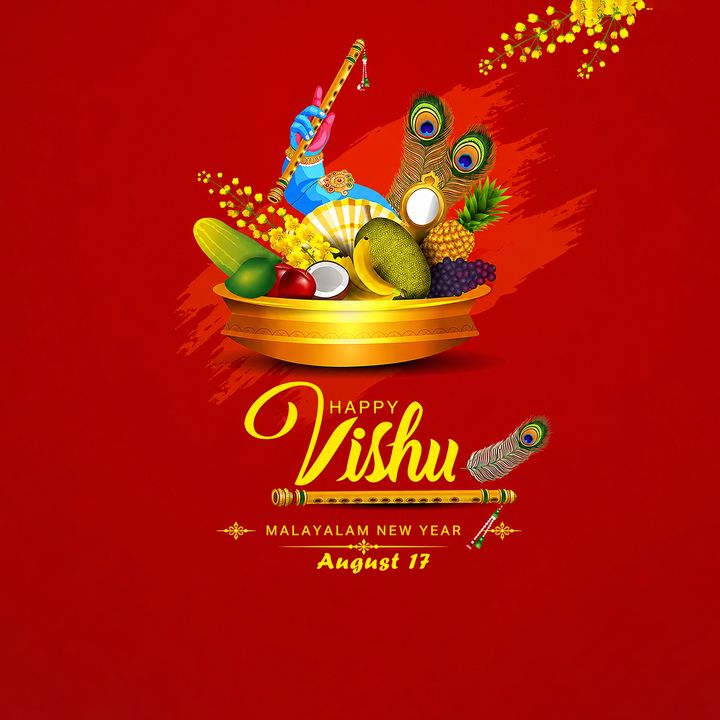 Malayalam New Year 2 poster design