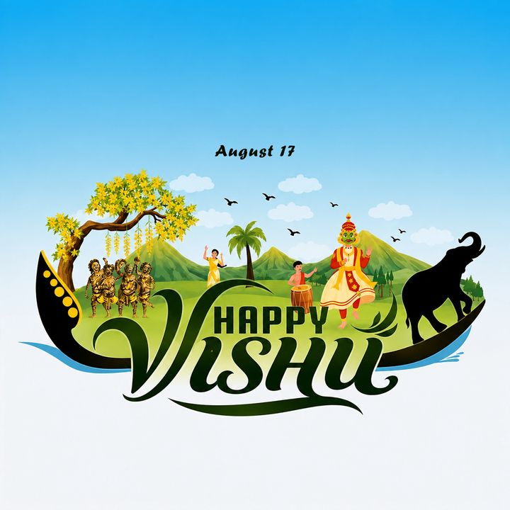 Malayalam New Year5 poster design