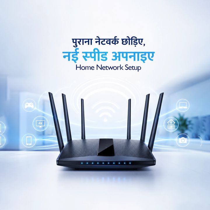 Home Network Setup & Troubleshooting 15 – Mobile, Computer & Electronics poster design