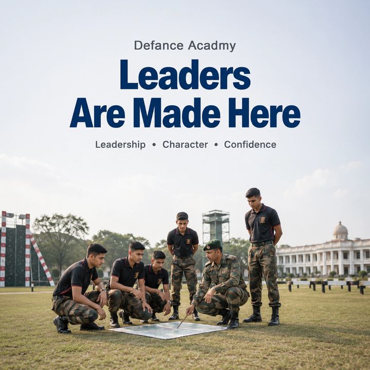 Defence Academy (bharti Training)2 poster design
