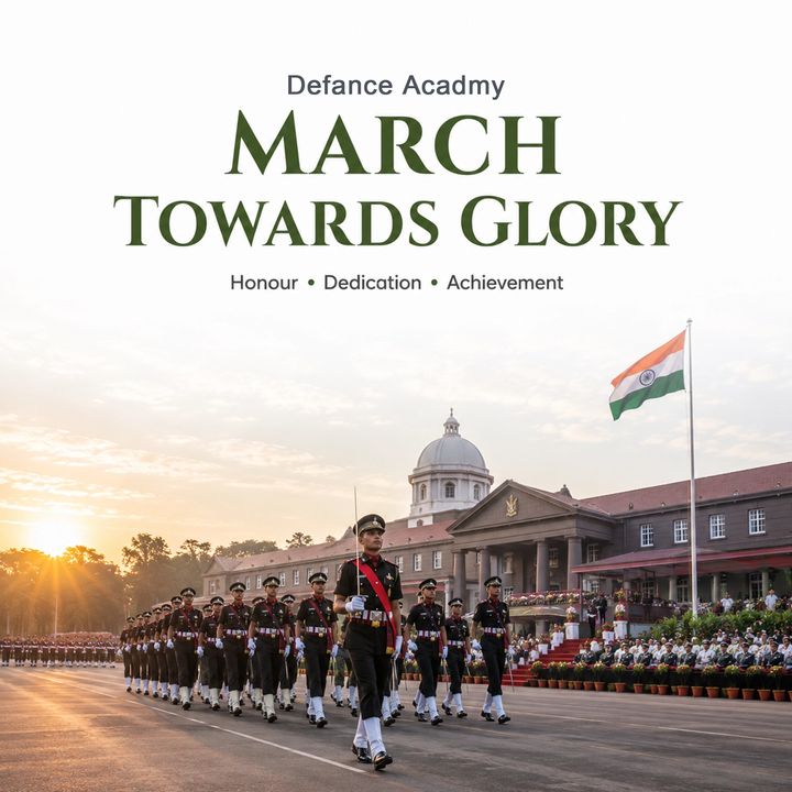 Defence Academy (bharti Training) 3 poster design
