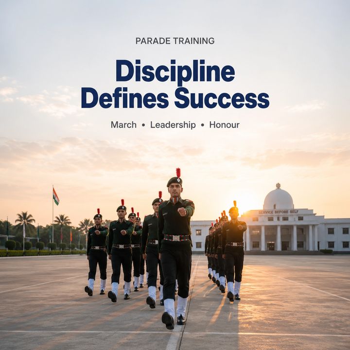 Defence Academy (bharti Training)14 poster design