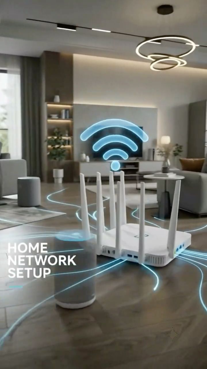 Home Network Setup 2 poster design