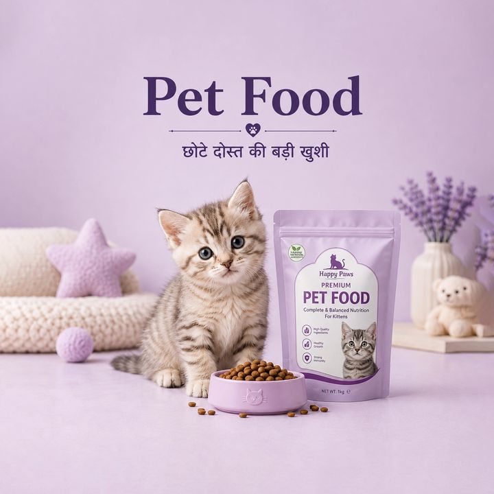 Pet Food 5 poster design