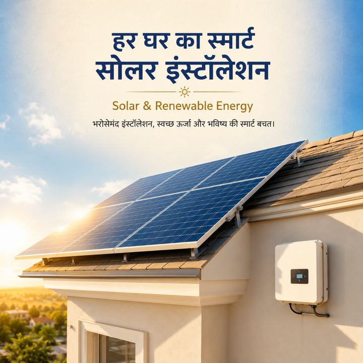 Solar Installation Service 4 poster design