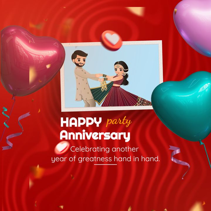 Anniversary 1 – Wishes & Messages poster design