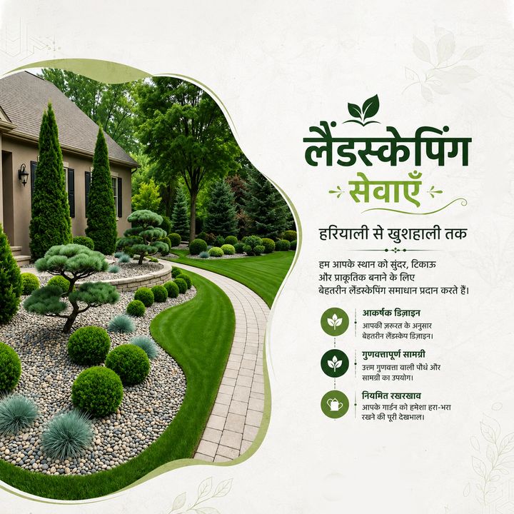 Landscaping 3 poster design