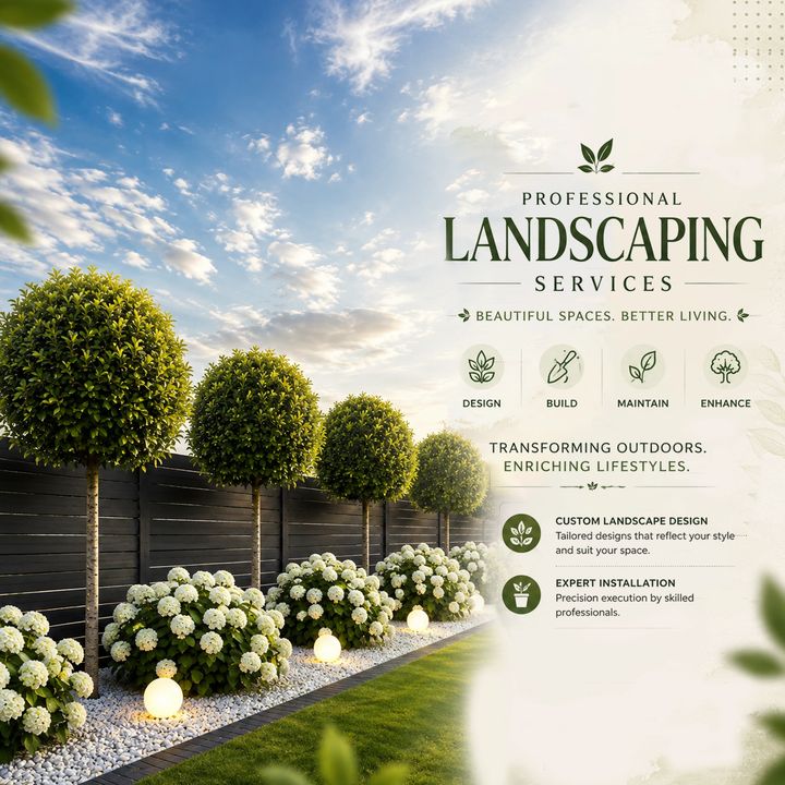 Landscaping 6 poster design