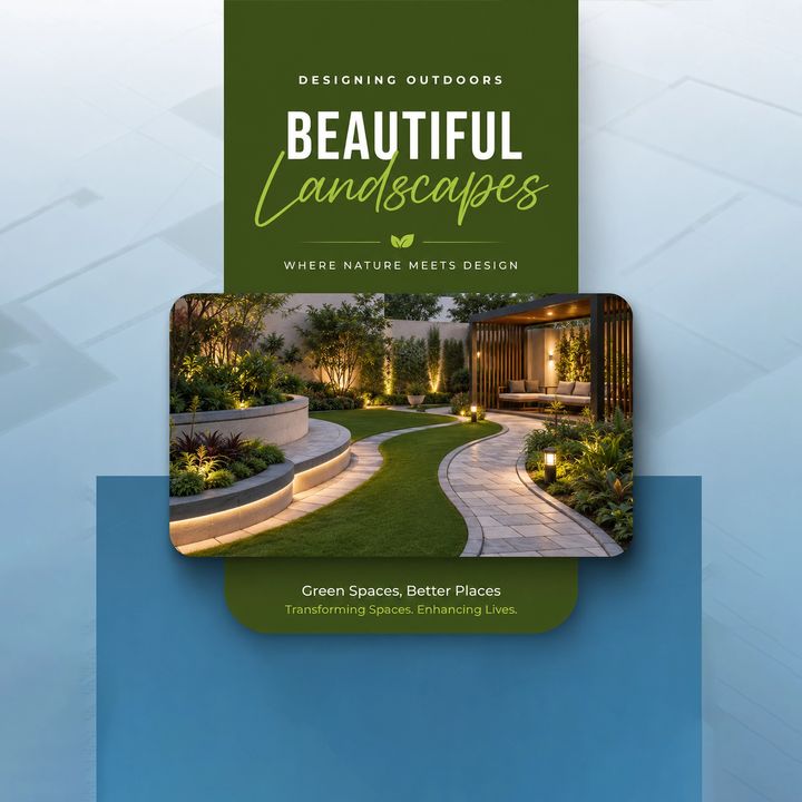 Landscaping 9 poster design