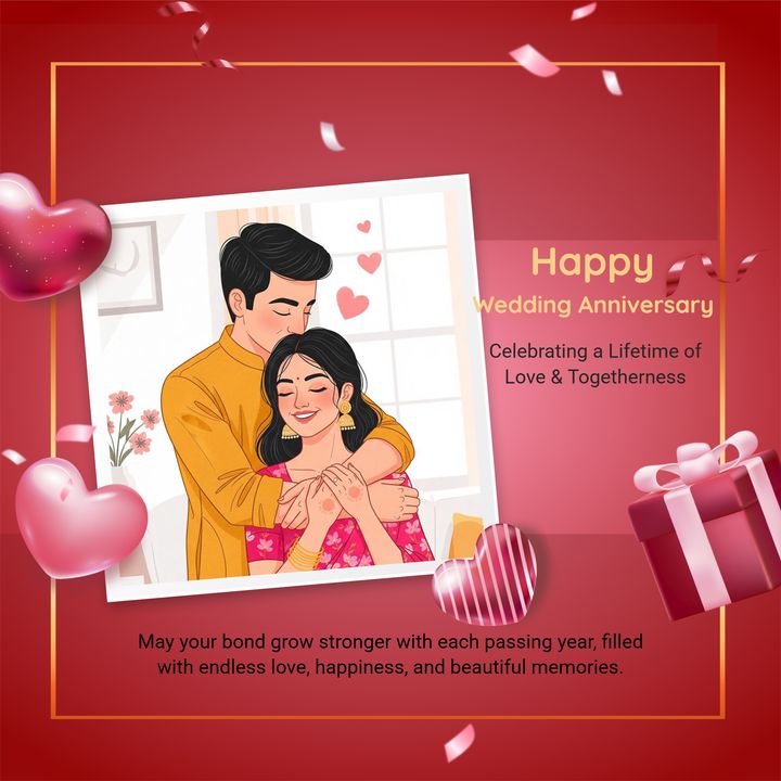 Anniversary 2 – Wishes & Messages poster design