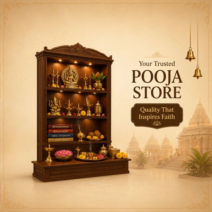 Pooja Samagri / Pooja Material 17 poster design