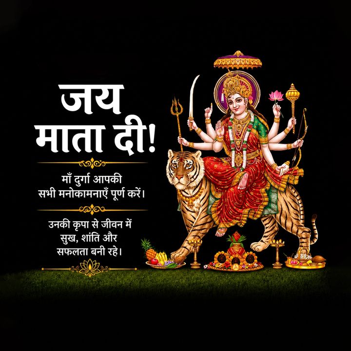 Durga Maa 1 – Devotional & Bhakti poster design