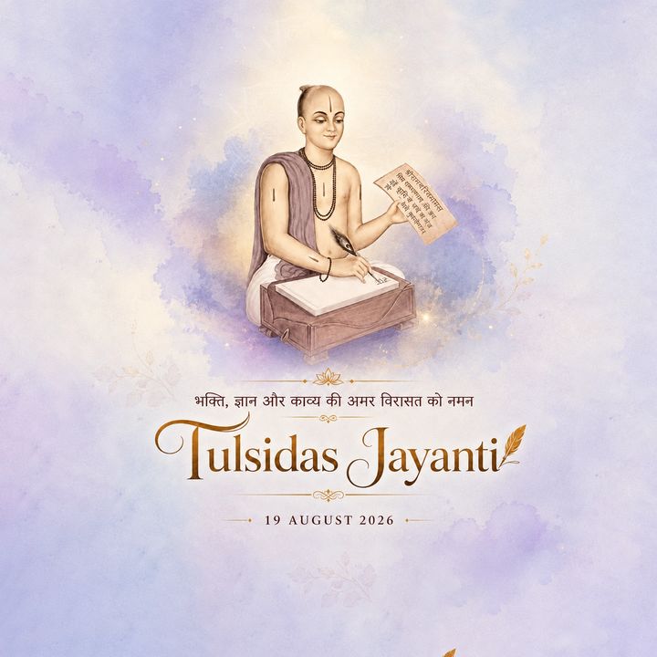 Tulsidas Jayanti 5 poster design