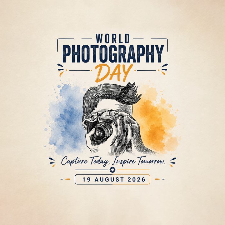 World Photography Day 3 poster design