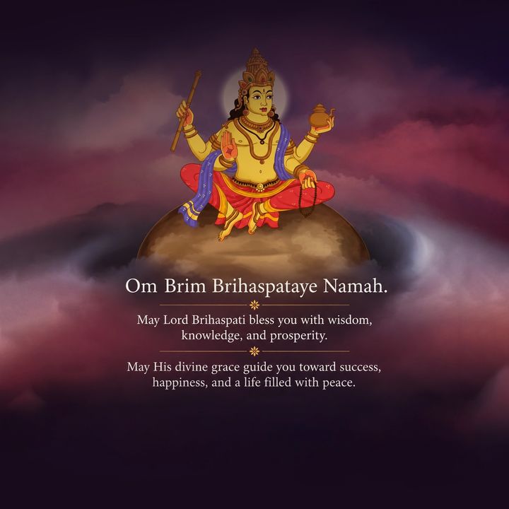 Brihaspati Dev – Devotional & Bhakti poster design