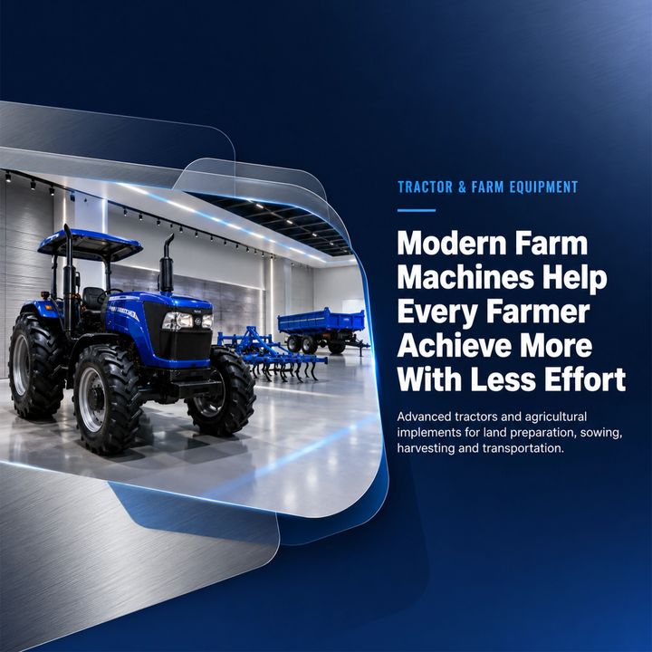 Tractor and Farm Equipment 3 poster design