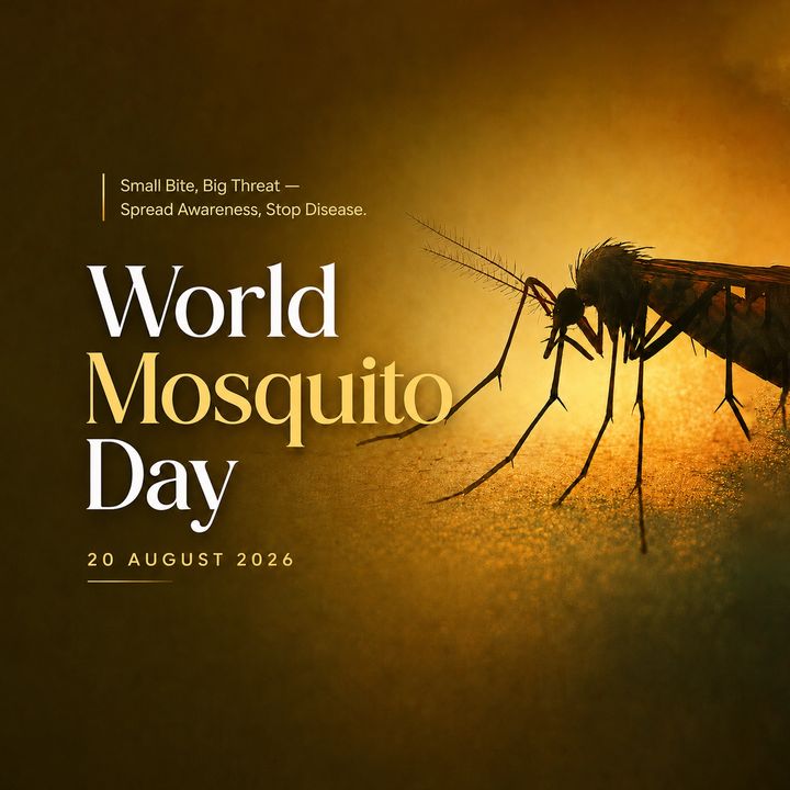World Mosquito Day 6 poster design