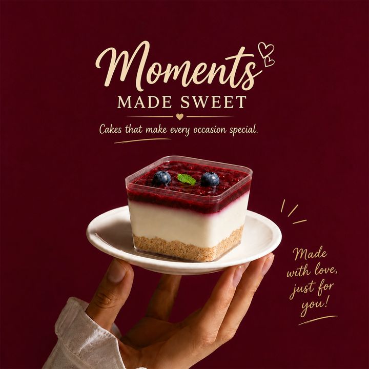 Cakes & Bakery 36 poster design