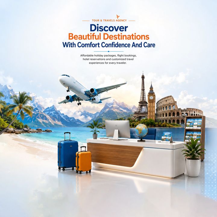Tour & Travels Agency 6 poster design