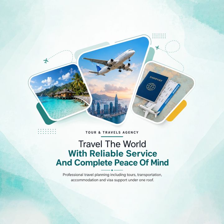 Tour & Travels Agency 8 poster design