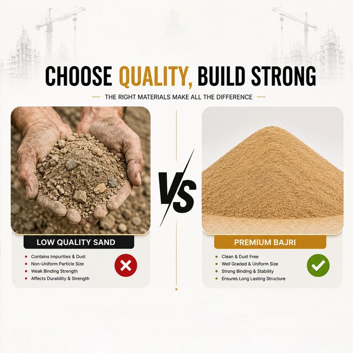 Sand (bajri) Supplier 2 poster design