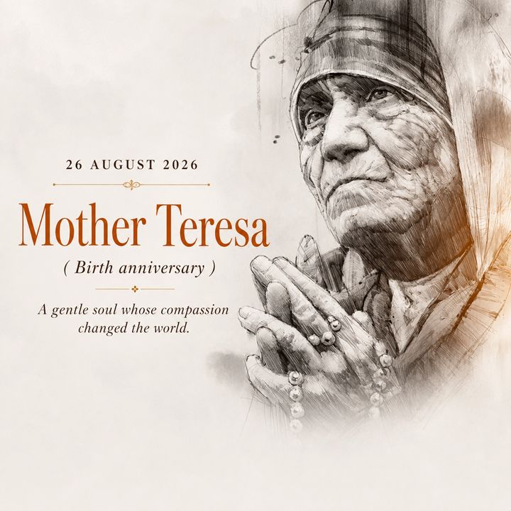 Mother Teresa 4 poster design