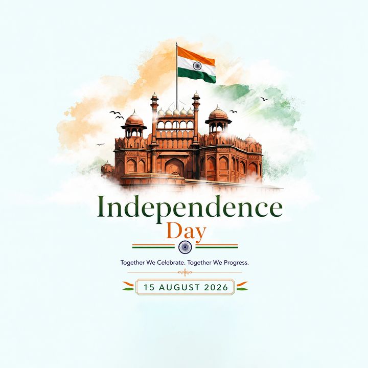 Independence Day 26 poster design