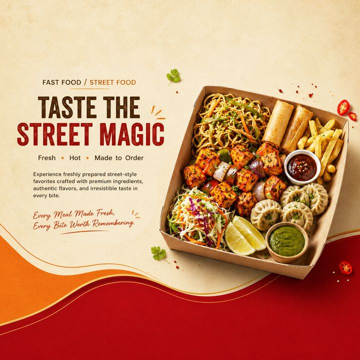 Fast Food / Street Food 8 poster design