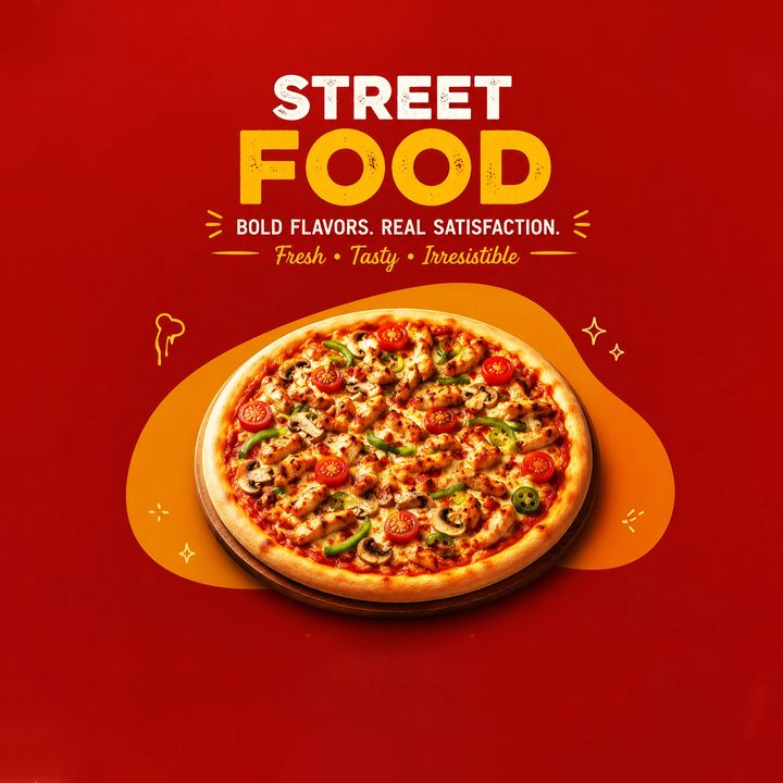 Fast Food / Street Food 19 poster design