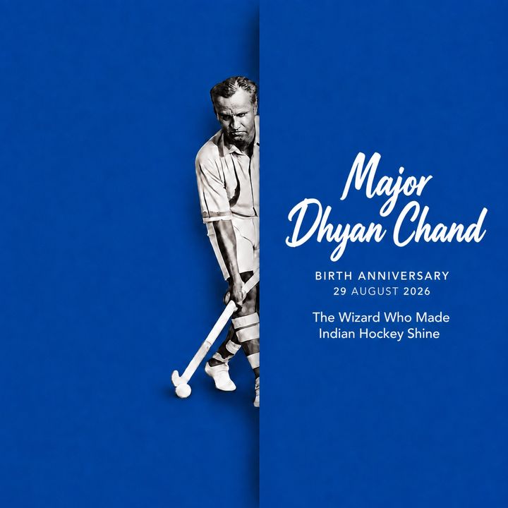 Major Dhyan Chand 1 poster design