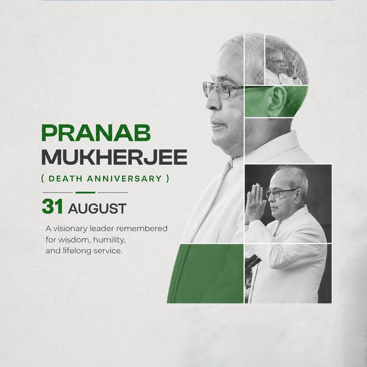 Pranab Mukherjee 3 poster design