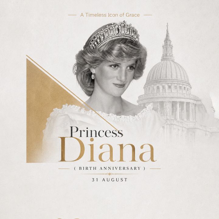 Princess Diana 5 poster design