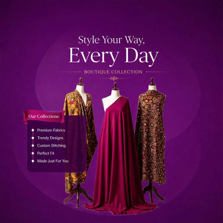 Tailor / Boutique 4 poster design