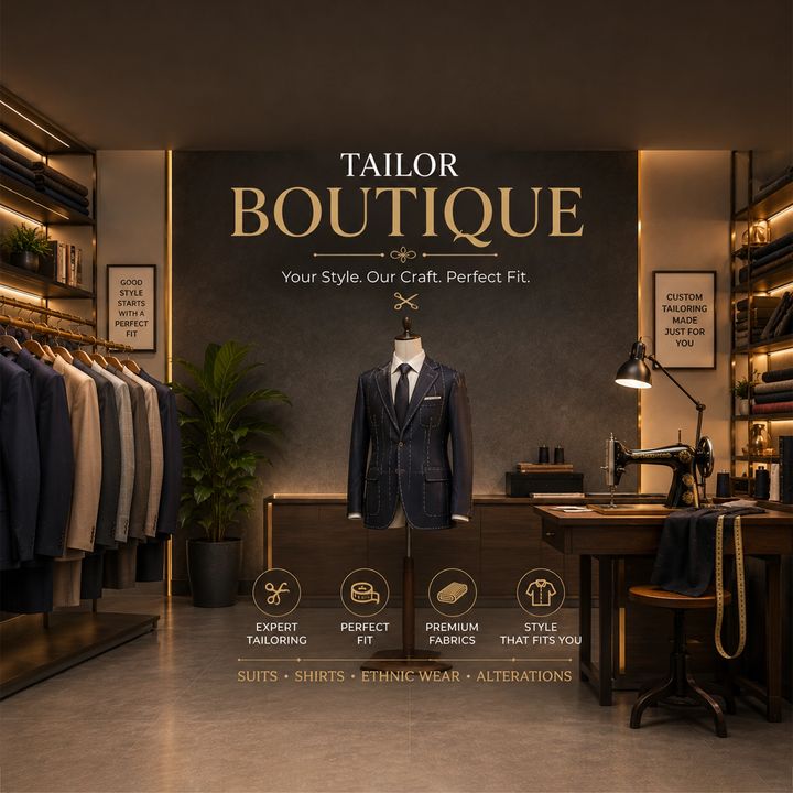 Tailor / Boutique 12 poster design