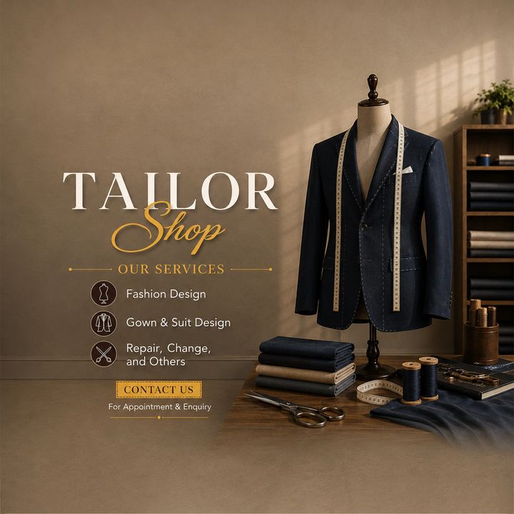 Tailor / Boutique 19 poster design